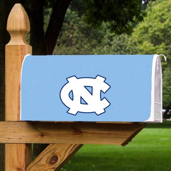 North Carolina Tar Heels (unc) Carolina Blue Team Logo Mailbox Cover