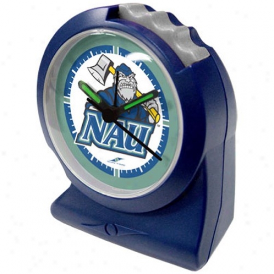 Northwrn Arizona Lumberjacks Navy Blue Gripper Alarm Clock