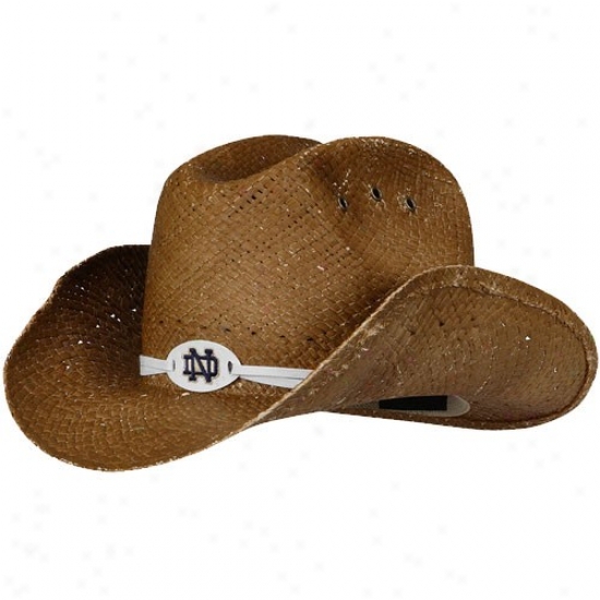 Notre Dame Hats : Adidas Notre Dame Ladies Straw Cow Girl Hats