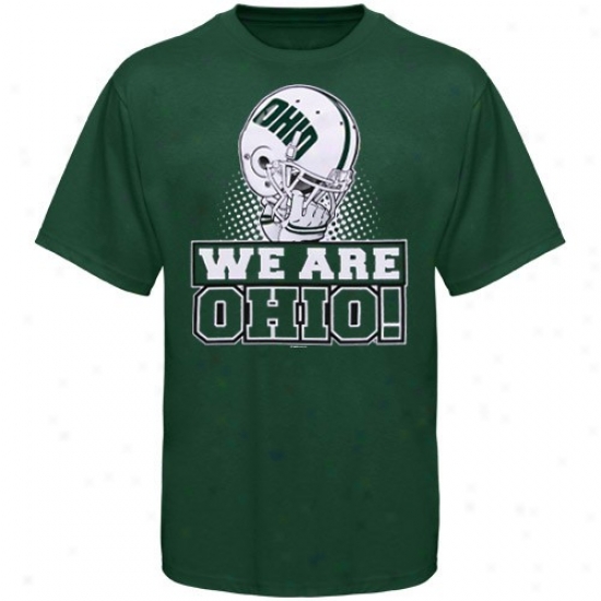 Ohio Bobcats T-qhirt : Ohio Bobcats Youth Green We Are T-shirt