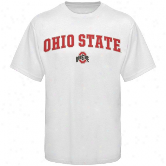 Ohio St University T Shirt : Sports Specialties By Nike Ohio St University White Classic Arched T Short