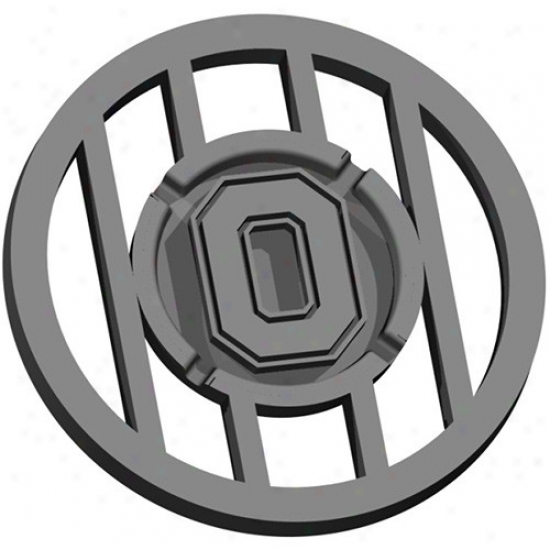 Ohio State Buckeyes 5 1/2'' Round Team Logo Grill Topper