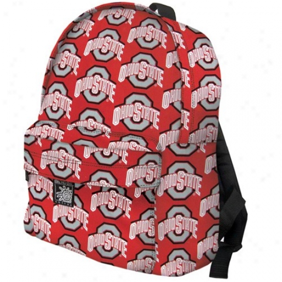 Ohio State Buckeyes Scarlet Backpack
