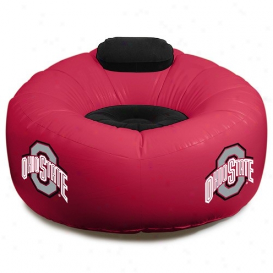Ohio State Buckeyes Scarlet Oversized Inflatable Chair