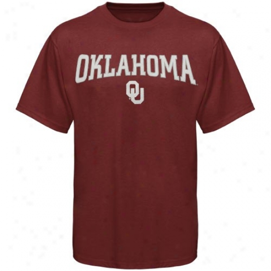 Oklahoma Dress: Oklahoma Youth Crimson Scripts T-shirt