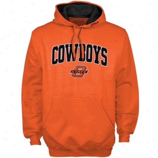 Oklahoma State Cowboys Fleece : Oklahoma State Cowboys Orange Classic Twill Pullover Fleece