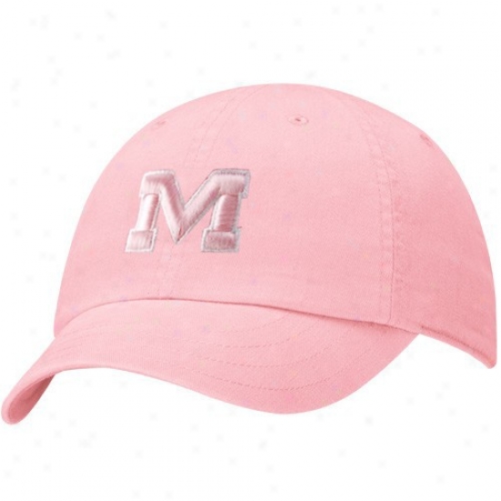 Ole Miss Rebels Hat : Nike Mississippi Rebels Ladies Pink Campus Adjustable Hat