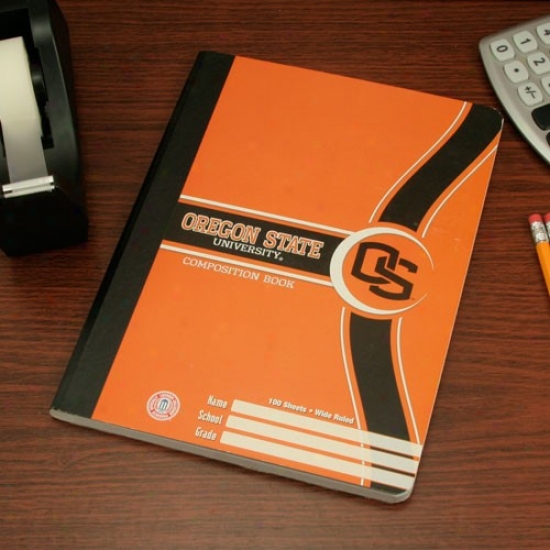 Oregon State Beavers Composition Book