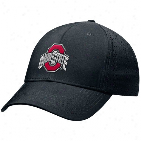 Osu Buckeye Hat : Nike Osu Buckeye Black Perforated Swoosh Flex Fit Cardinal's office