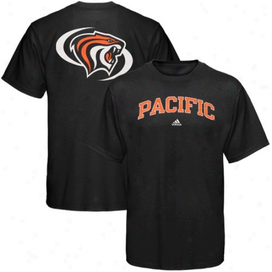 Pacific Tigers Attire: Adidas Pacific Tifers Black Relentless T-shirt