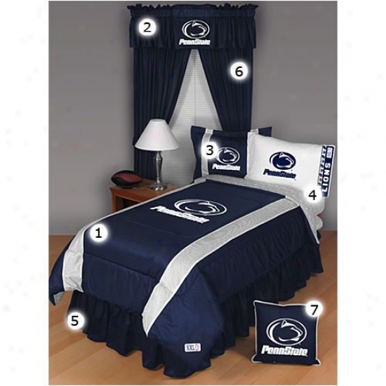 Penn State Nittany Lions Twin Size Sideline Bedroom Set