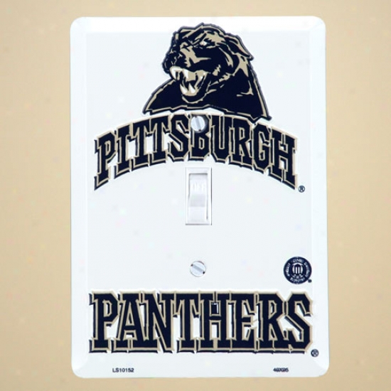 Pittsburgh Panthers Metal Gossamery Switch Cover