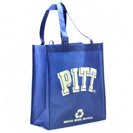 Pittsburgh Pznthers Navy Blue Reusable Tote Sack