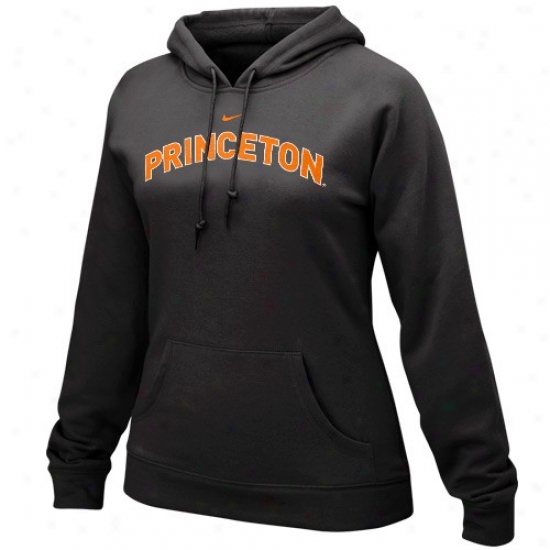 Princeton Tigers Sweat Shirt : Nike Princeton Tigers Ladies Bkack Classic Sweat Shirt