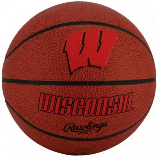 Rawlings Wisconsin Badgers Tip-off Full Size Basketball