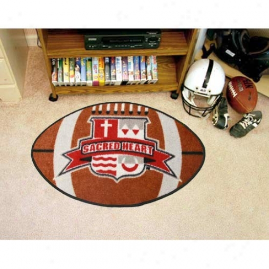 Sacred Heart Pioneers Brown Football Mat