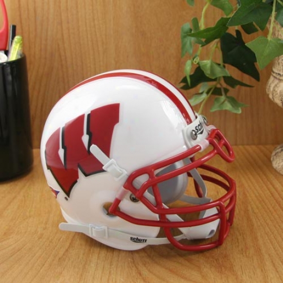 Schutt Wisconsin Badgers Authentic Mini Helmet