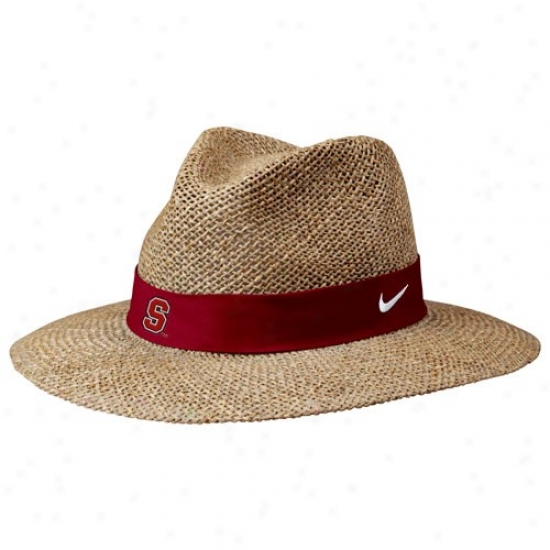 Stanford Cardinal Gear: Nike Stanford Cardknal Summer Straw Hat