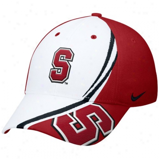 Stanford Cardinal Hat : Nike Stanford Cardinal Cardinal Conference Red Zone Flex Fit Hat