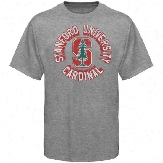 Stajford Cardinal Shirt : Stanford Cardinal Youth Ash Super-soft Rounder Shirt