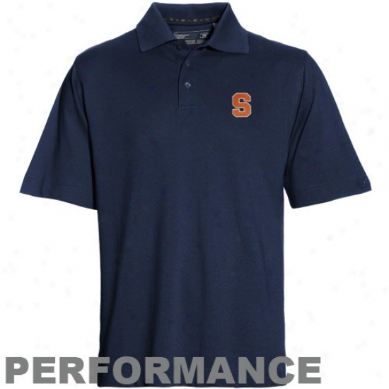 Syracuse Orange Golf Snirts : Cutter & Buck Syracuse Orange Ships Blue Drytech Championship Performance Golf Shirts