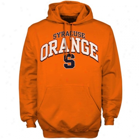 Syracusse Orange Hoodie : Syracuse Orange Orange Arched Hoodie