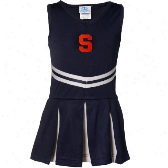 Syracuse Orange Youth Girls Navy Blue Cheerleader Dress