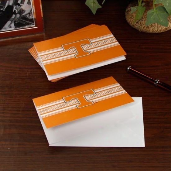 Tennessee Volunteers 10-pack Color Block Folded Note Cards