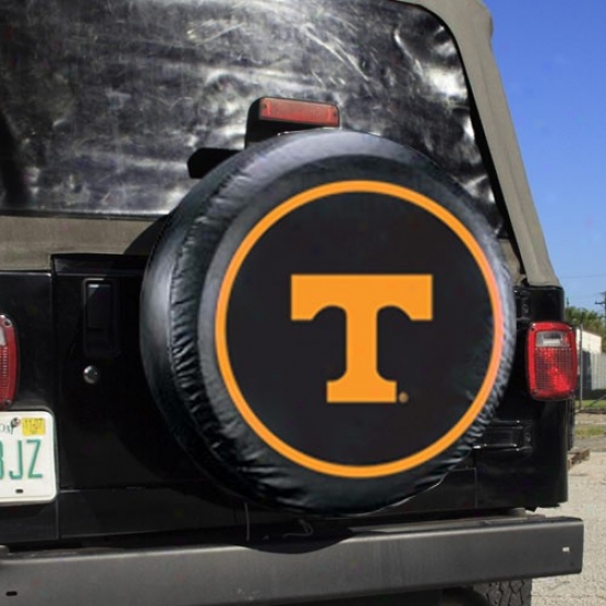 Tennessee Volunteers Black Tire Cover