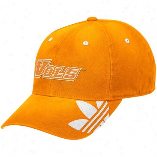 Tennessee Volunteers Hat : Adidas Tennessee Volunreers Tennessee Orange Slope Flex Fit Hat