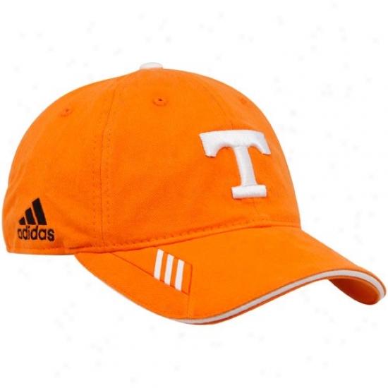 Tennessee Voluneers Hat : Adidas Tennessee Volunteers Tennessee Orange 2010 Coaches Sideline Adjustable Hat