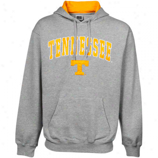 Tennessee Volunteers Sweat Shirt : Tennessee Volunteers Gray Classic Twill Sweat Shirt