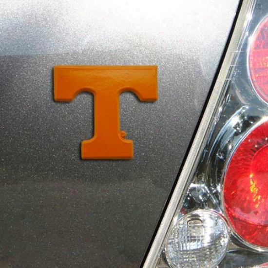 Tennessee Volunteers Team Logo Color Chrome Auto Emblem