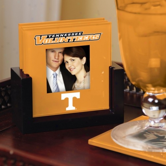 Tennessee Volunteers Tennessee Orange 4-pack Photo Coaster Set