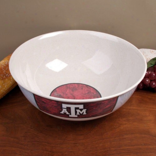 Texas A&m Aggies Ecobamboo Large Bowl