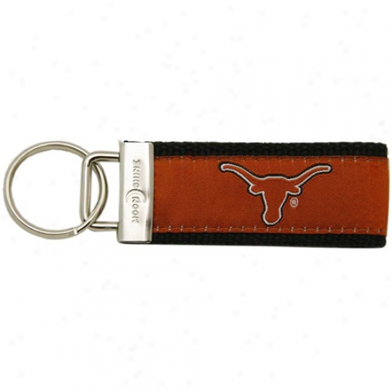 Texas Longhorns Focal Orange Web Keychain