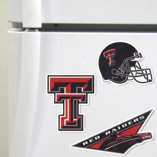 Texas Tech Red Raiders 6'' X 8'' Multi-magnet Sheet