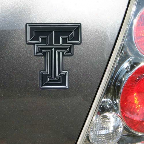 Texas Tech Red Raiders Chrome Auto Emblem