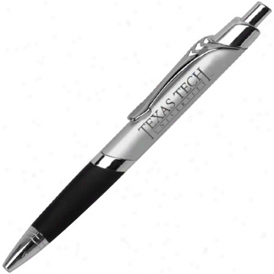 Texas Tech Red Raiders Metallic Brushed Triangle Click Pen