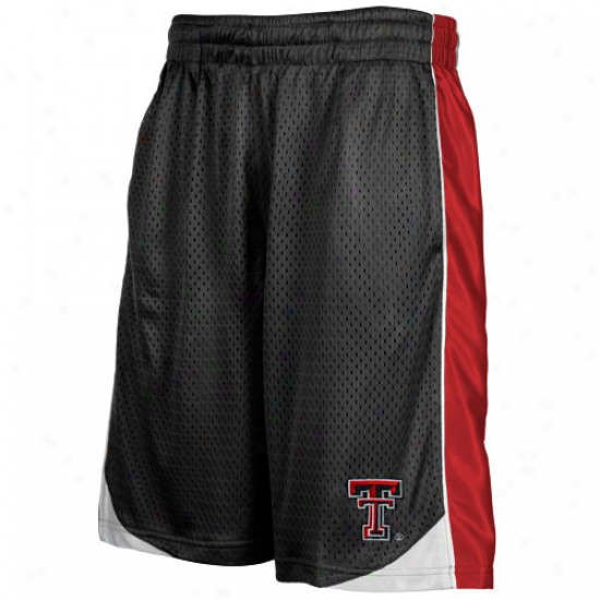 Texas Tech Red Raiders Youth Black Vector Workout Shorts