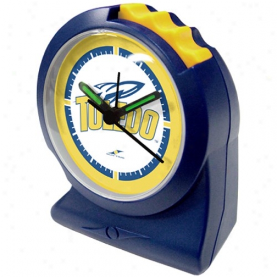 Toledo Rockets Navy Blue Gripper Alarm Clock