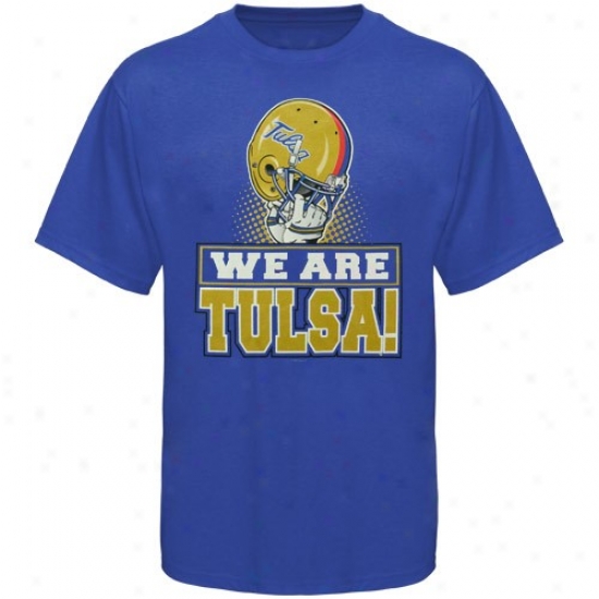 Tulsa Golden Hurricane Shirt : Tulsa Golden Hurricane Youth Royal Blue We Are Shirt