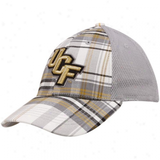 Ucf Knights Hat : Top Of The World Ucf Knights Gold Plaid Mvp Mesh Back Adjustable Hat
