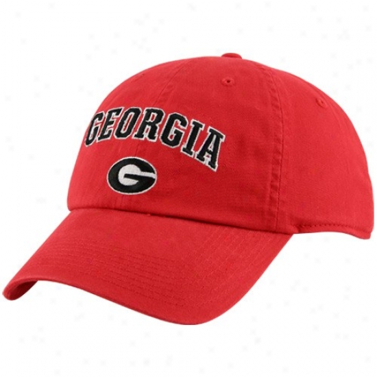 Uga Gear: Sports Specialties By Nike Uga Red Classic Campus Adjustable Slouch Hat