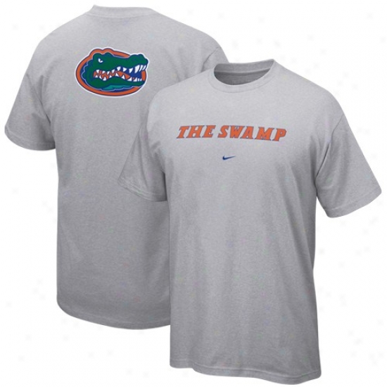 University Of Florida Apparel: Nike University Of Florida Ash Close examiner Union T-shirt