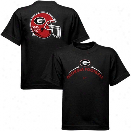 University Of Georgia Shirt : Nike University Of Georgia Toddler Black Practice Shirt
