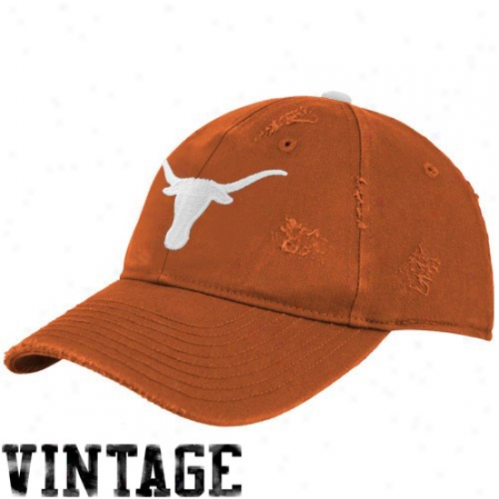 University Of Texas Hats : Top Of The World Unniversity Of Texas Focal Orange Cellar One-fit Hats