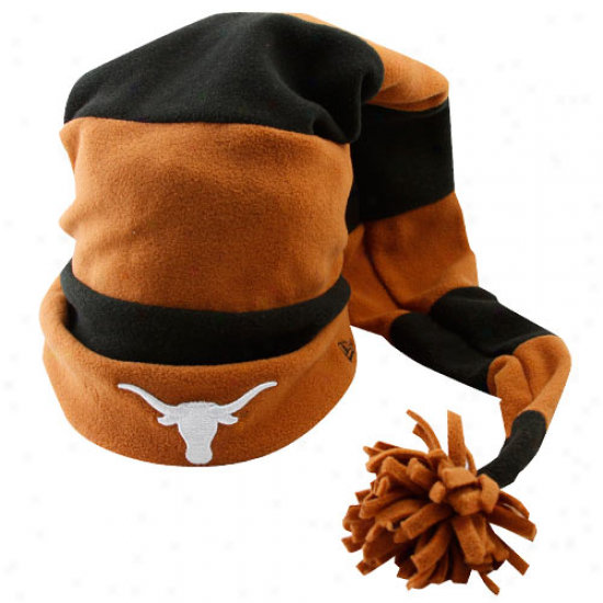 University Of Texas Merchandise: New Epoch University Of Texas Youth Focal Orange-black Ten Fold Hat