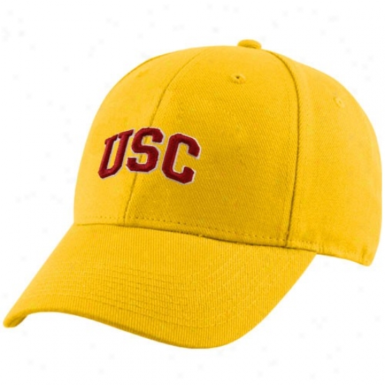 Usc Trojans Merchandise: Sports Specialties By Nike Usc Trojans Gold First-rate Logo Adjustable Hat