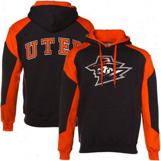 Utep Miners Stuff: Utep Miners Navy Blue-orange Challenger Hoody Sweatshirt